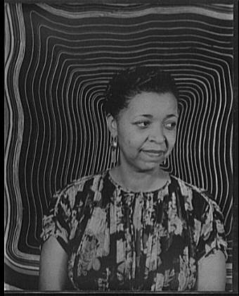 A portrait of Ethel Waters.